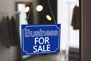 a business for sale sign