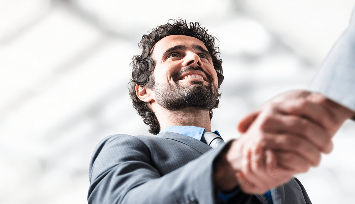 image of broker selling a business