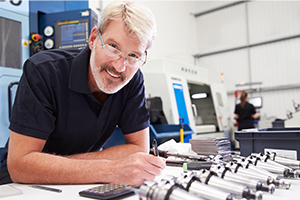 business owner preparing to sell a machine shop