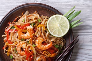 pad thai dish