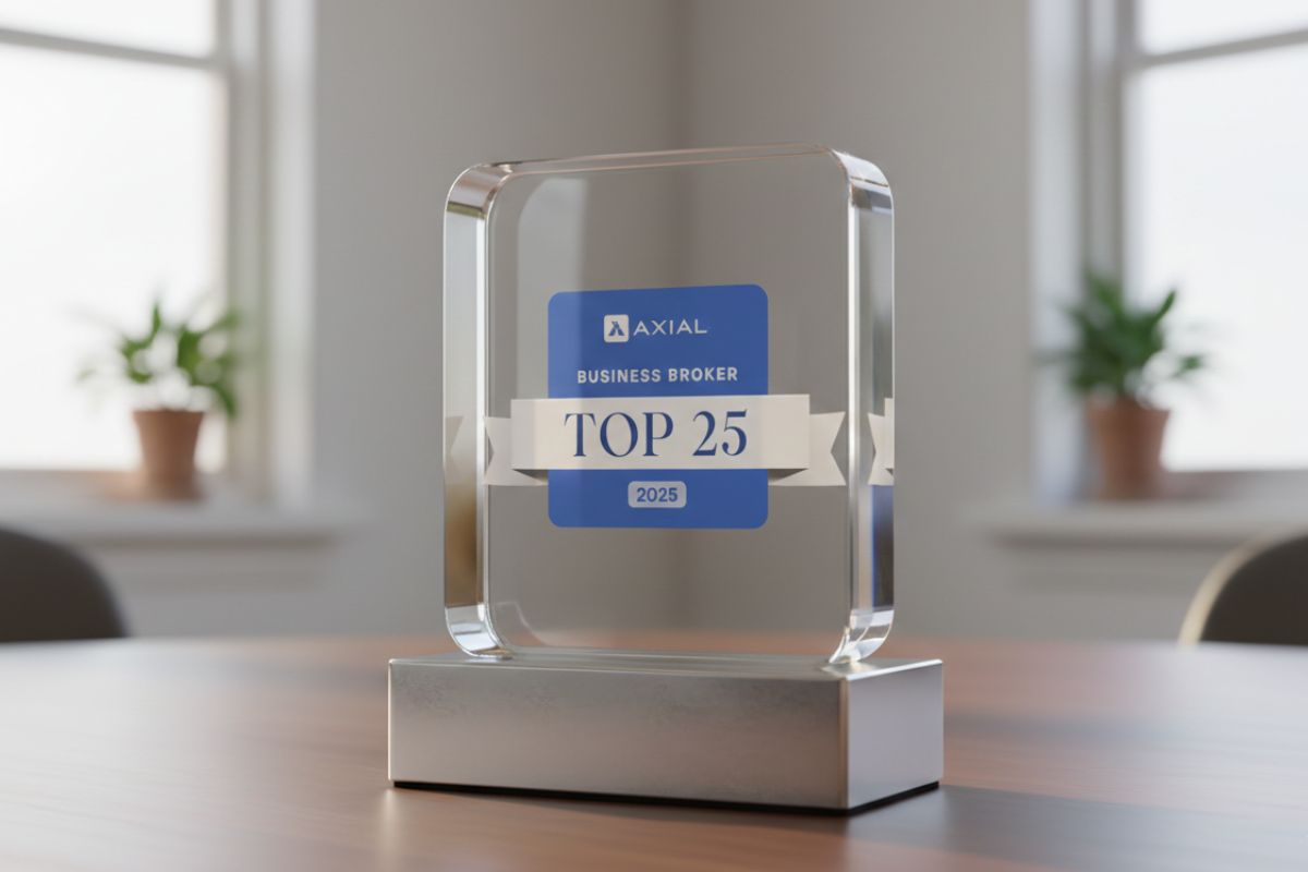 axial top business brokerage award